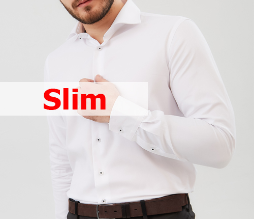   Приталенные сорочки Slim